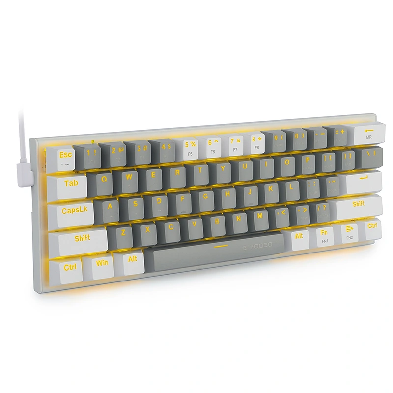 61 Ki 60% Uea Uea LED Mechanical Gaming Keyboard