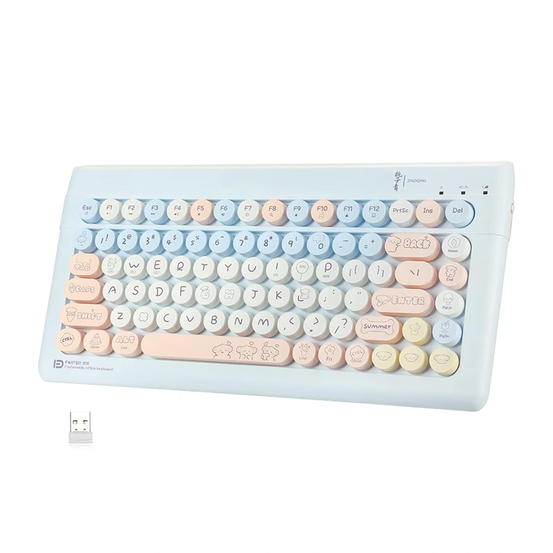 84 Key Keyboards uaealesi Bluetooth ma 2.4GHz lomitusi