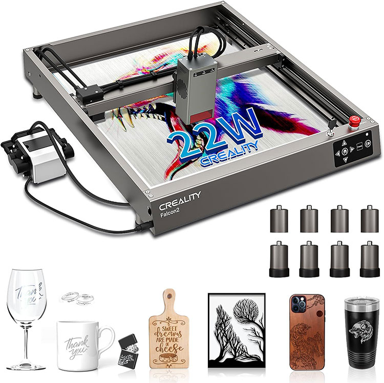 Falcon 22w ittattat Laser Cloter Dary Laser Edraver