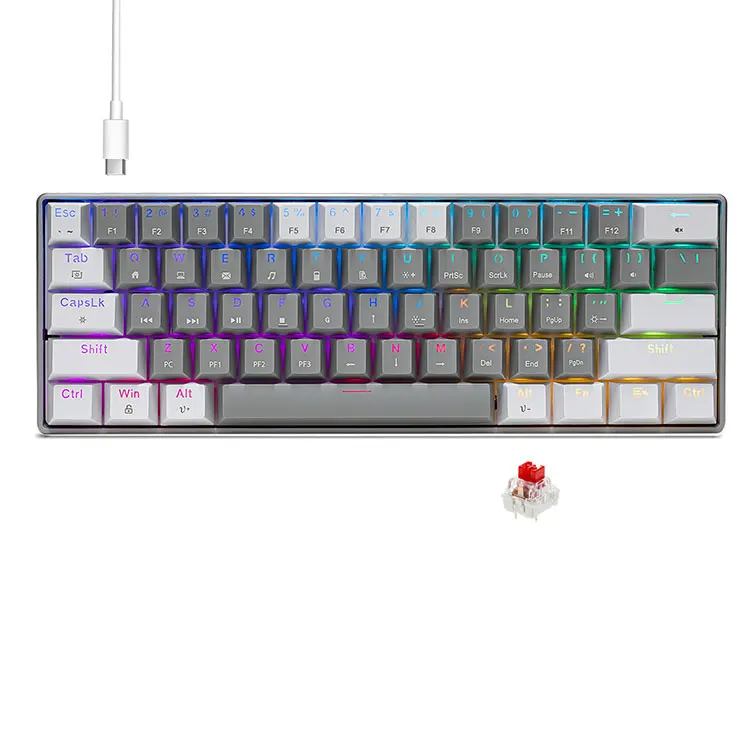 feaveai 60% Mechanical Wired Gaming Keyboard