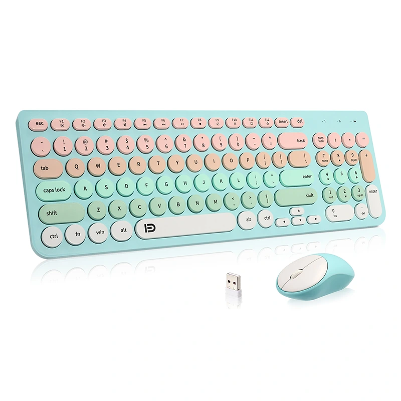 O le keyboard keyboard ma le isumu combo 2.4GHZ atoa-tele